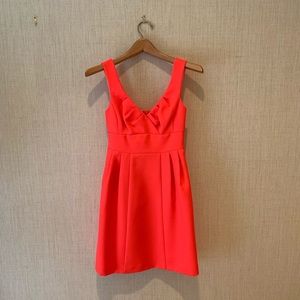 Nanette Lepore Neon Coral Size 2 Dress